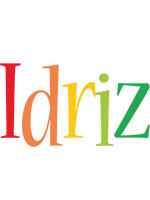 Idriz birthday logo