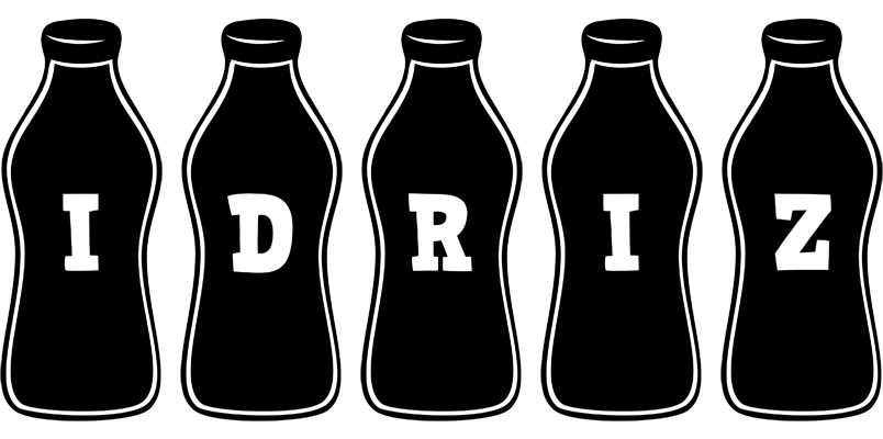 Idriz bottle logo
