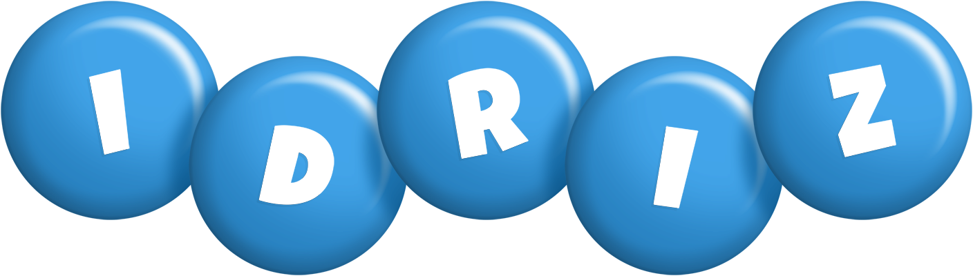Idriz candy-blue logo