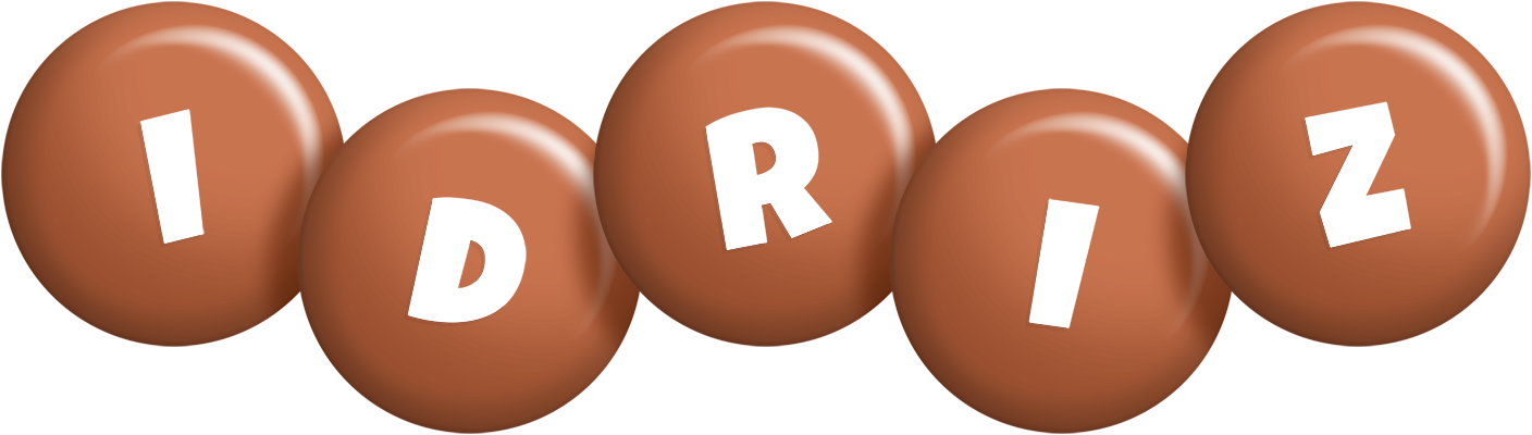 Idriz candy-brown logo
