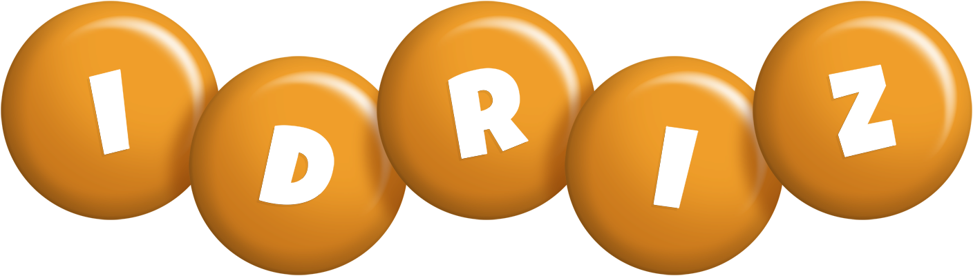 Idriz candy-orange logo