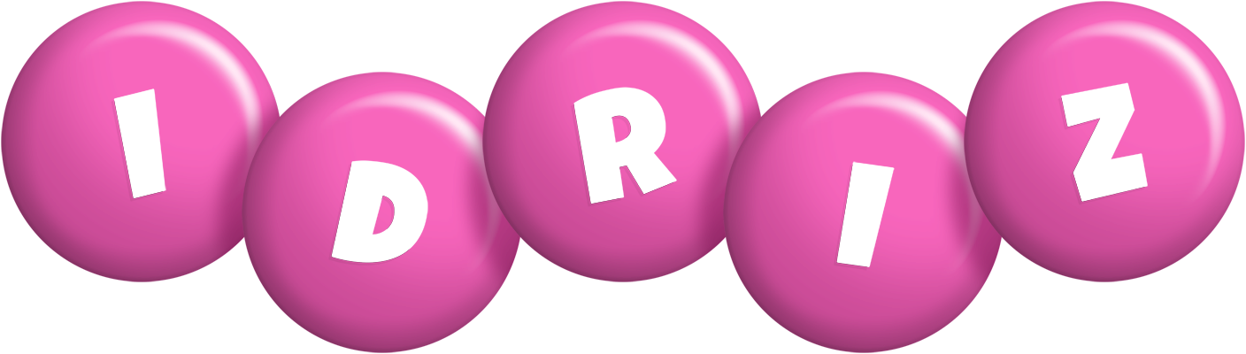 Idriz candy-pink logo