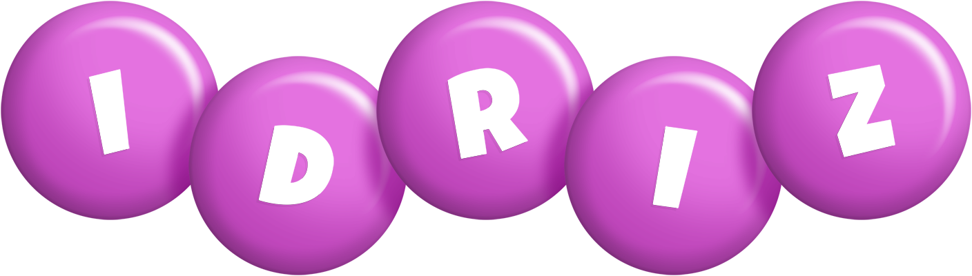 Idriz candy-purple logo