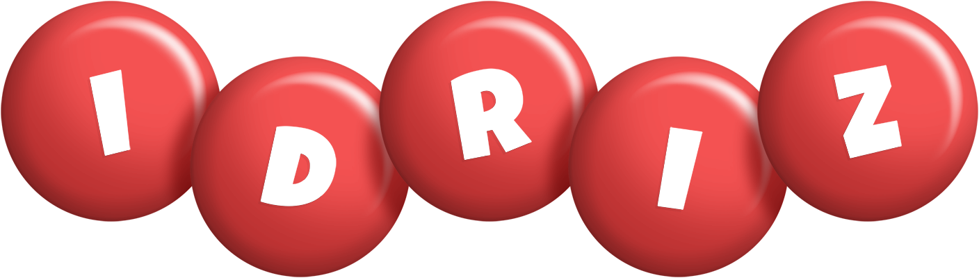 Idriz candy-red logo