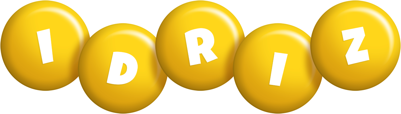 Idriz candy-yellow logo