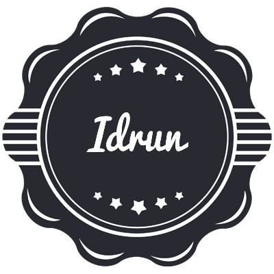 Idrun badge logo