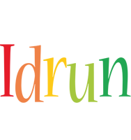 Idrun birthday logo
