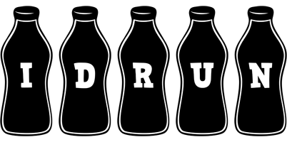 Idrun bottle logo