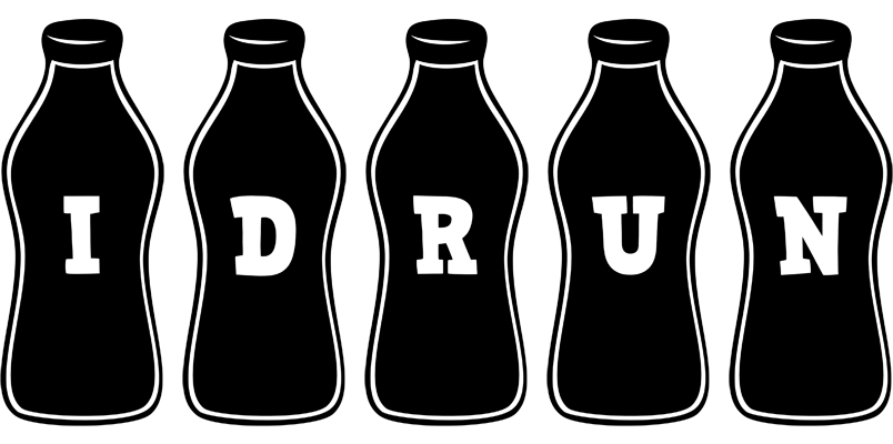 Idrun bottle logo