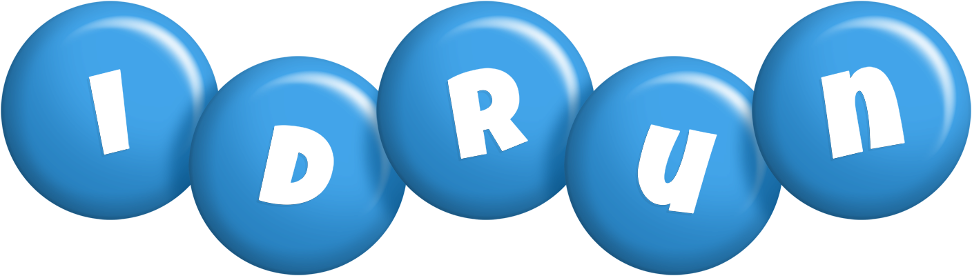 Idrun candy-blue logo