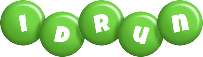 Idrun candy-green logo
