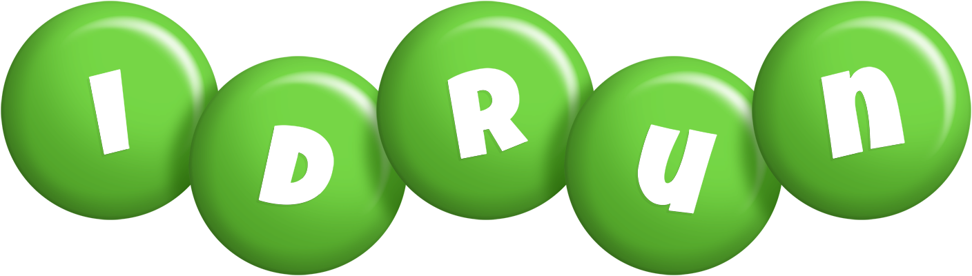 Idrun candy-green logo