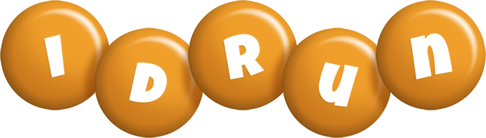 Idrun candy-orange logo
