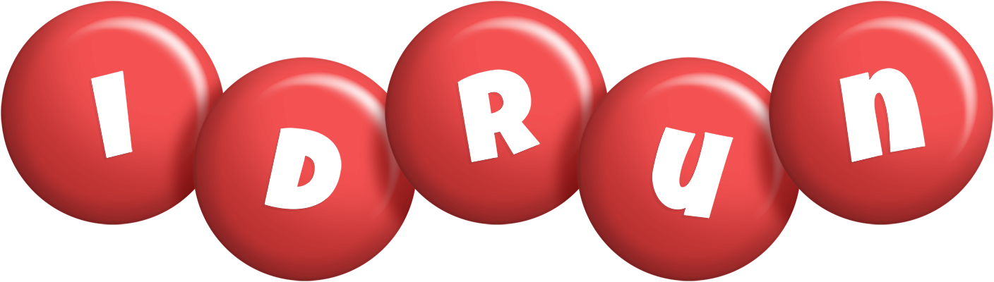 Idrun candy-red logo