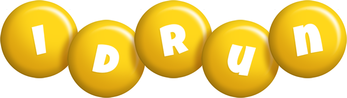 Idrun candy-yellow logo