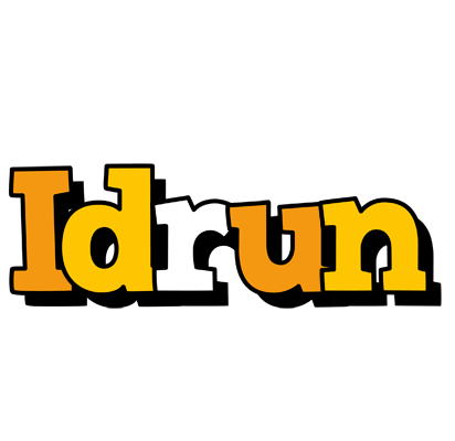 Idrun cartoon logo