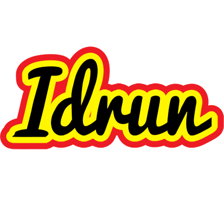 Idrun flaming logo