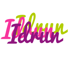 Idrun flowers logo