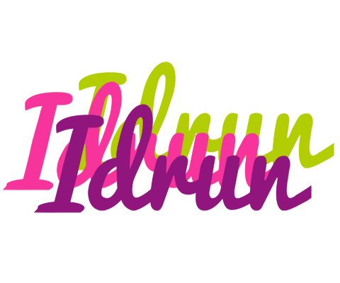 Idrun flowers logo