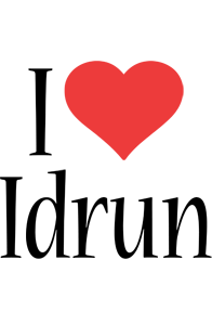 Idrun i-love logo