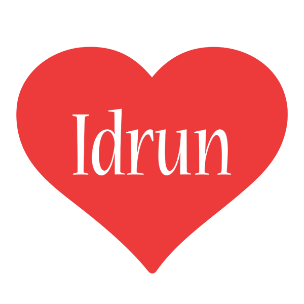 Idrun love logo