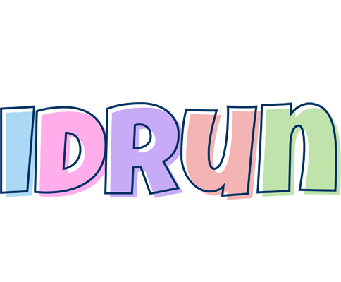 Idrun pastel logo