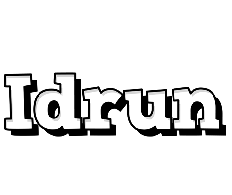 Idrun snowing logo