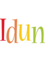 Idun birthday logo