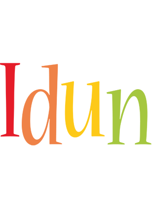 Idun birthday logo