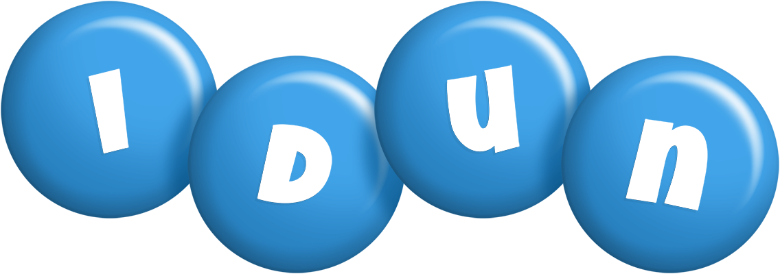 Idun candy-blue logo