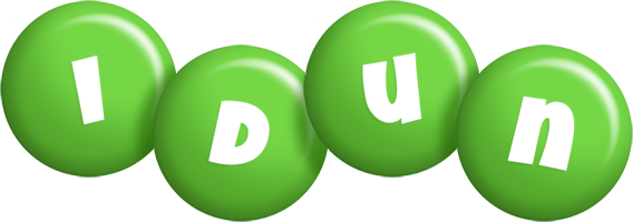 Idun candy-green logo
