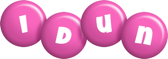 Idun candy-pink logo