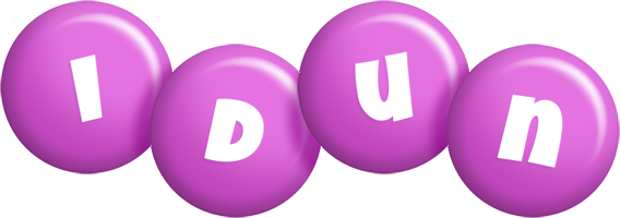 Idun candy-purple logo