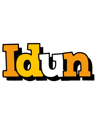 Idun cartoon logo