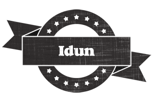 Idun grunge logo