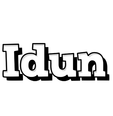 Idun snowing logo