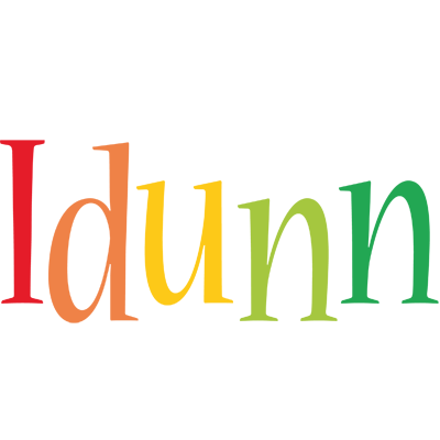 Idunn birthday logo