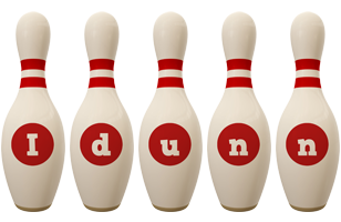 Idunn bowling-pin logo