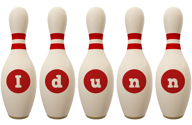 Idunn bowling-pin logo