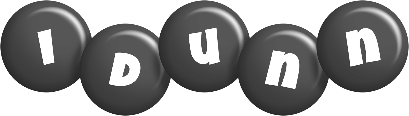 Idunn candy-black logo