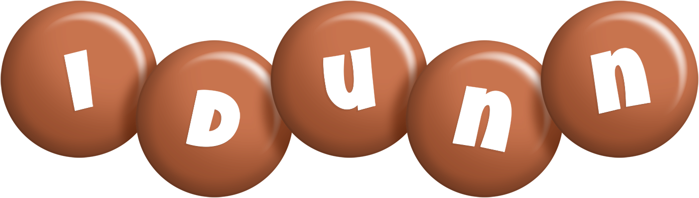 Idunn candy-brown logo