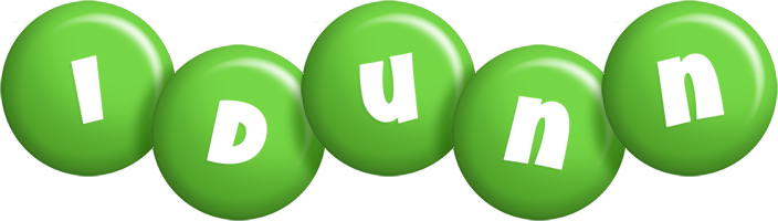 Idunn candy-green logo