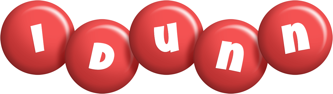 Idunn candy-red logo