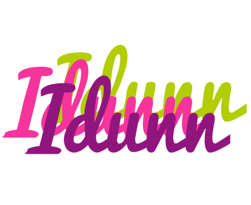 Idunn flowers logo