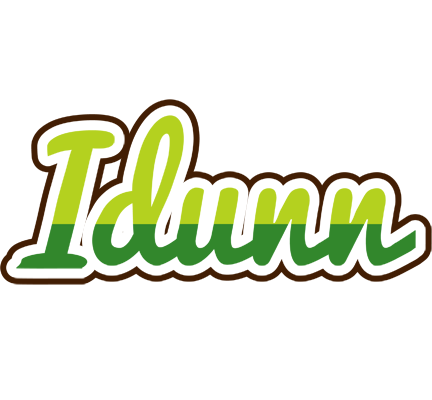Idunn golfing logo