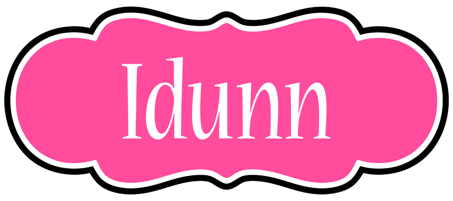 Idunn invitation logo
