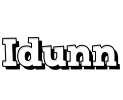 Idunn snowing logo