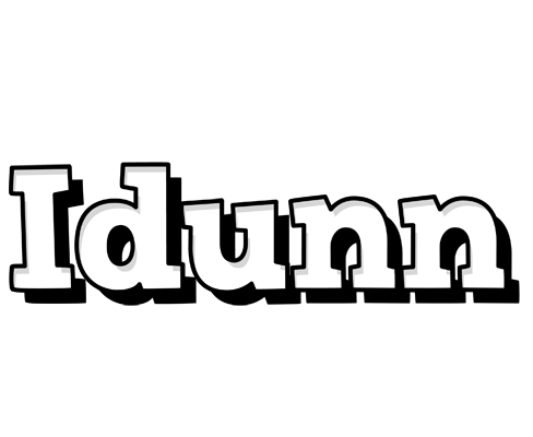 Idunn snowing logo