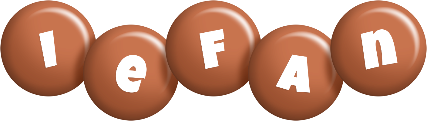 Iefan candy-brown logo
