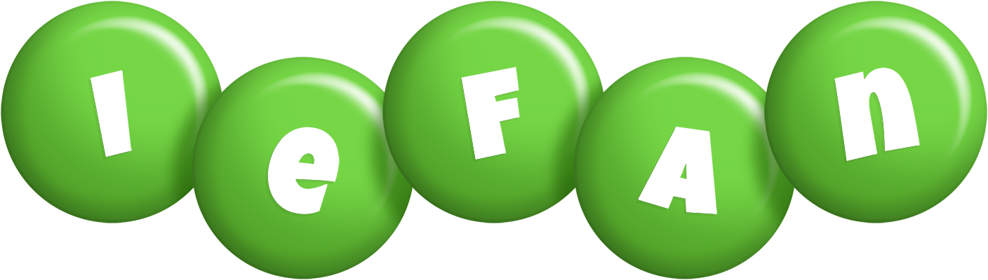 Iefan candy-green logo